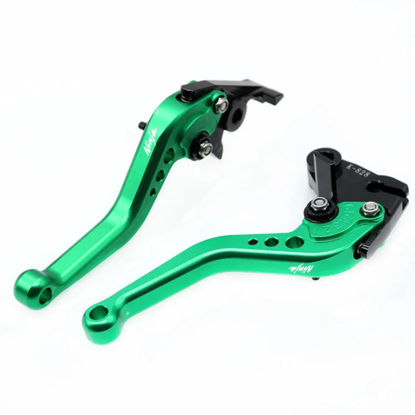 Short Brake Clutch Levers For Kawasaki Ninja ZX9R ZX12R ZX6R ZX636R