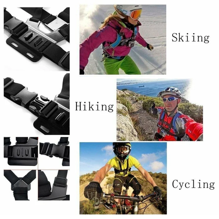 Регулируемый нагрудный ремень для крепления ремня для GoPro HD Hero camera PUO88