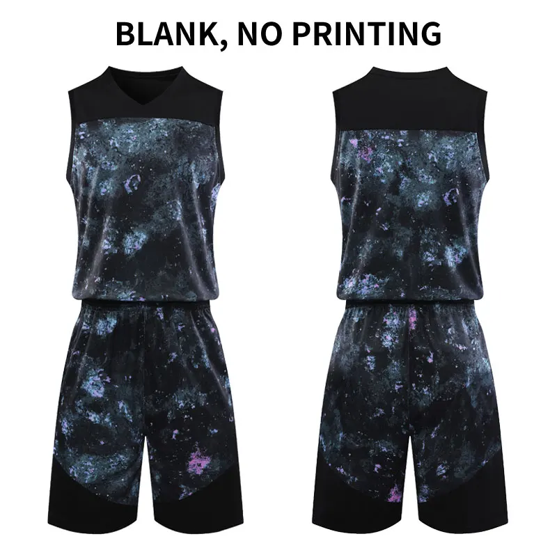 black Youth Cheap college Basketball Jerseys Breathable Throwback custom Outdoor Running Training basketball jerseys shorts - Цвет: black