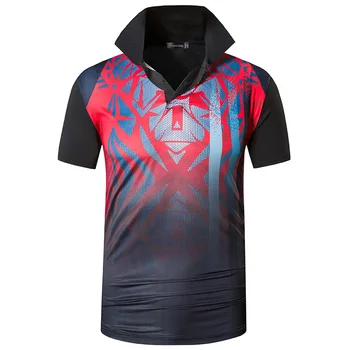 

jeansian Men's Sport Tee Polo Shirts POLOS Poloshirts Golf Tennis Badminton Dry Fit Short Sleeve LSL288 Black