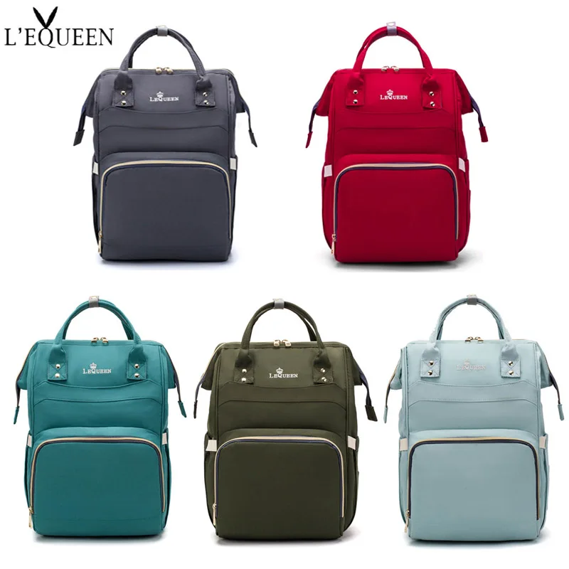 

New Style Lequeen Maternity Bag bolsa maternidade Waterproof Diaper Bag Wetbag Baby Organizer Baby Stroller Bag