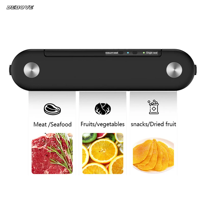 

Vacuum Food Sealer 220V/110V Automatic Commercial Household Food Vacuum Sealer Packaging Machine Include 15Pcs Bags