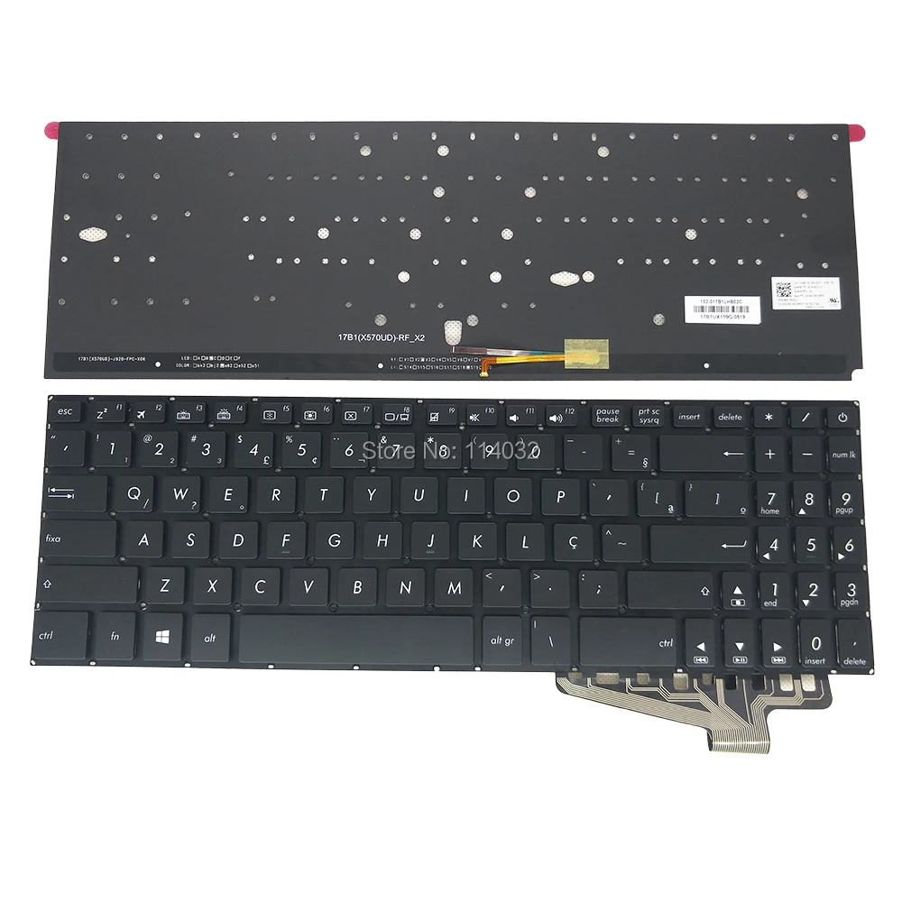 Ersatz Brasilien Backlit Tastaturen BR Brazilian für ASUS VivoBook 15 X570  X570UD K570UD K570ZD M570DD 560bbr00 5602BR00 - AliExpress