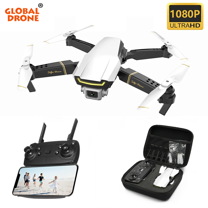 Global Drone GW89 складной мини-Дрон RC Квадрокоптер с камерой HD RC вертолет камера FPV дроны VS M69 XS816 E58 E520