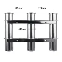 Аксессуары для морской лодки, яхты, ТРОЙНОЙ ДЕРЖАТЕЛЬ для удочки из нержавеющей стали, стойка и органайзер для лодки