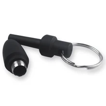 With Key Ring Chain Rubber Gadgets Accessories Clip Cigar Punch Cutter Portable Pocket Blade Cool Draw Hole