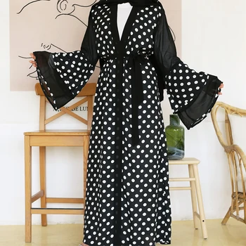 

Ramadan Abaya Kaftan Dubai Kimono Cardigan Muslim Hijab Dress Abayas For Women Oman Caftan Marocain Turkish Islamic Clothing