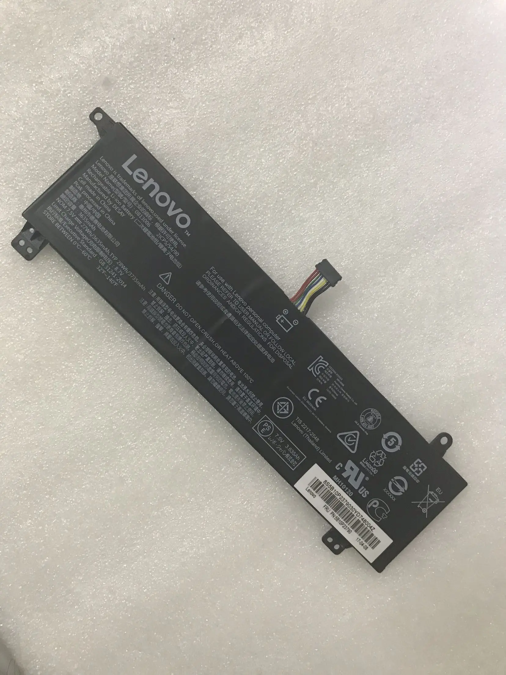 

New genuine Battery for LENOVO IdeaPad 120S-11 120S-11IAP 0813006, 5B10P18554, 5B10P23790, 5B10P23836 7.5V 3635mAh