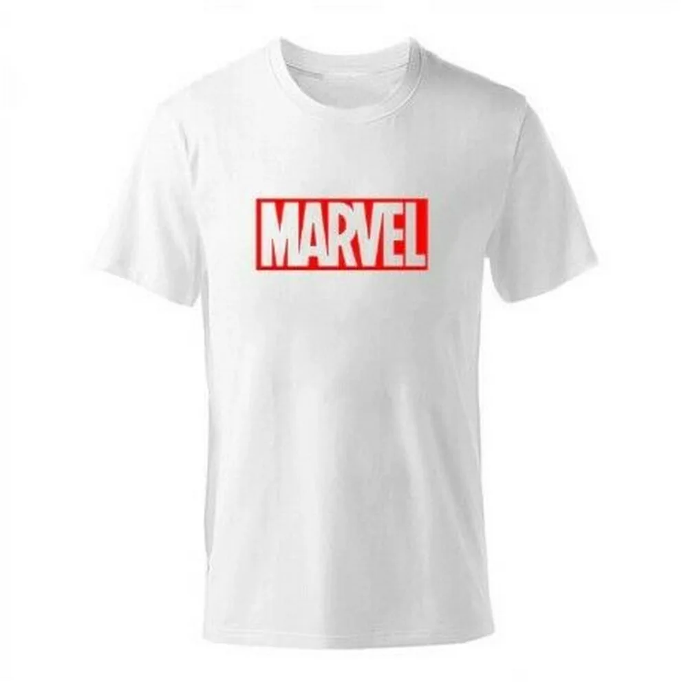 Мужская футболка MARVEL с круглым вырезом 2019 летняя модная мужские топы Футболка