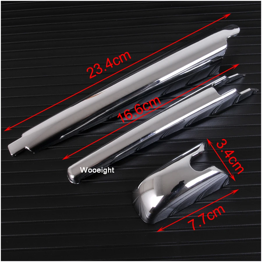 3 PcsSet For Toyota Highlander 2015 2016 2017 2018 ABS Tail Rear Window Wiper Arm Blade Cover Wiper Trim Car Styling Decoration Sticker (9)
