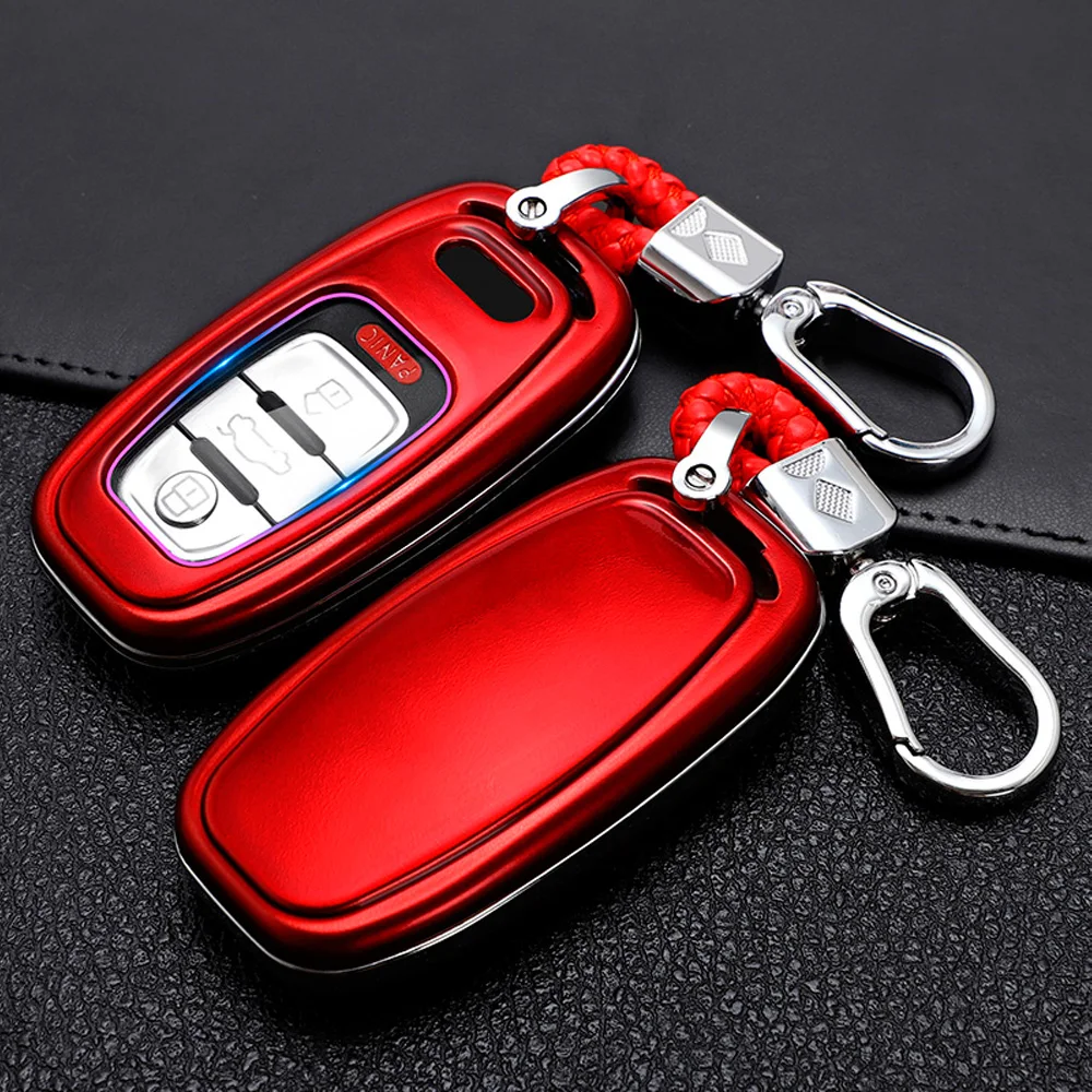 

Nice Touch ABS Carbon Fiber car key cover case shell keyfob For Audi A1 A2 A3 A4 A5 A6 A7 A8 Quattro Q3 Q5 Q7 2009 2010 - 2015