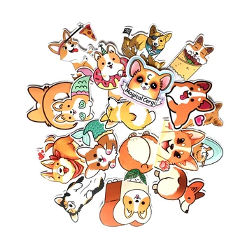 

25pcs Cute Cartoon Pet Animal Dog Cokey Kids Toy Stickers For DIY Luggage Laptop Skateboard Motorcycle Bicycle Sticker Decals