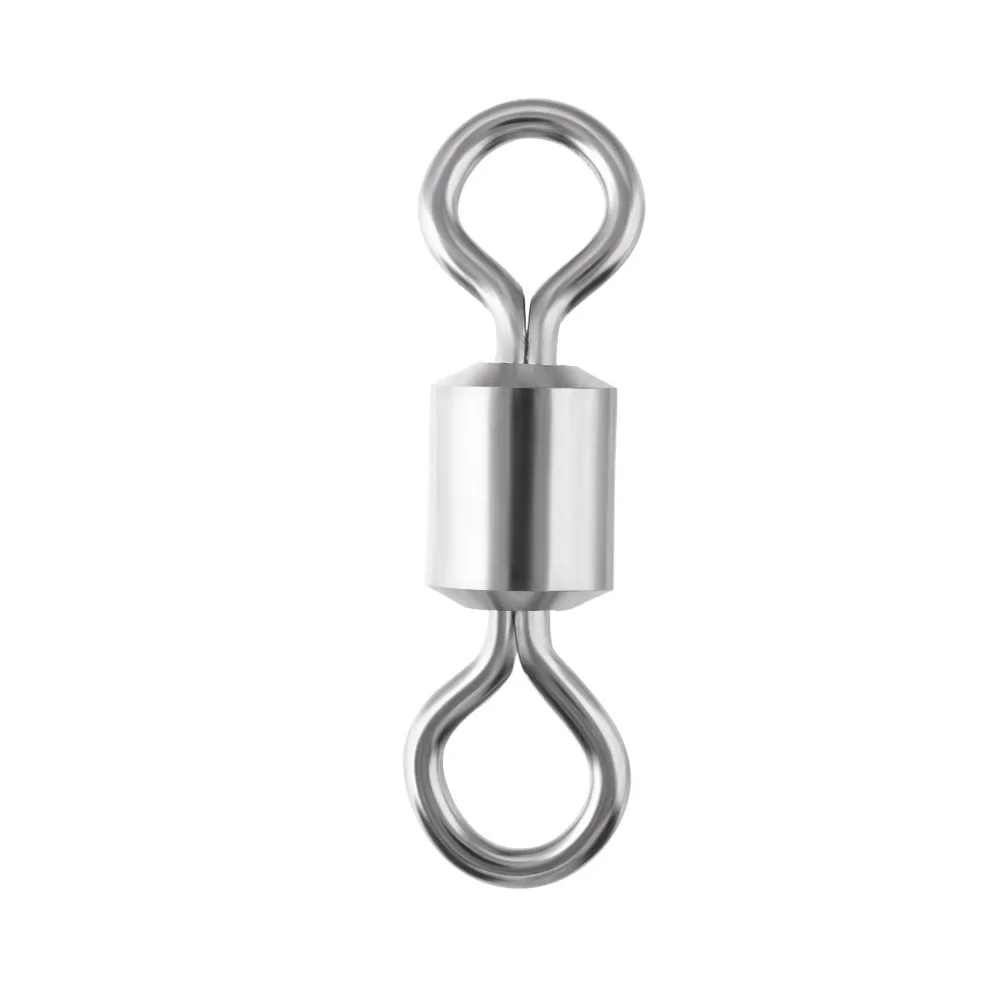Fishing Swivels Bearing Solid Rings Rolling Connector Plastic Rubber Durable High Strength Fishing Tackle 100Pcs/Lot fishing swivels fishing tools fishing tool fishing accessories fishing tackle