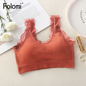 

Sexy Lace Bralette No Wire Sleep Bras for Women Soft Active Bra Crop Top Girls Lingerie Free Size