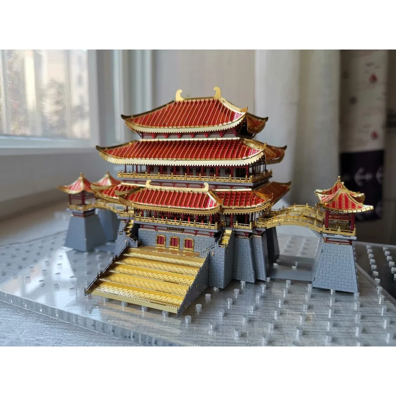 Piececool Тан Райская Архитектурная 3D металлическая модель наборы Diy сборка головоломки строительные игрушки для подарка