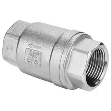 Пружинный обратный клапан 3/" внутренняя резьба пружинный обратный клапан из нержавеющей стали вертикальный клапан WOG 1000