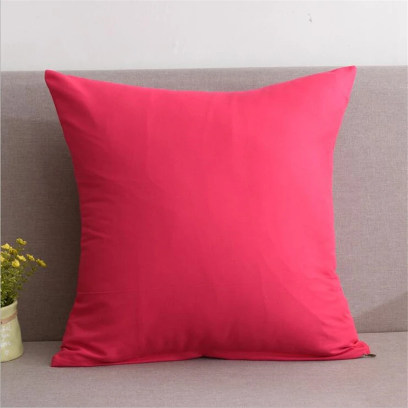 Rose Red 12 цветные подушки крышка бархатная наволочка для гостиной диван 45*45 Kussenhoes синий домашний декоративный домашний дом - Цвет: Rose Red