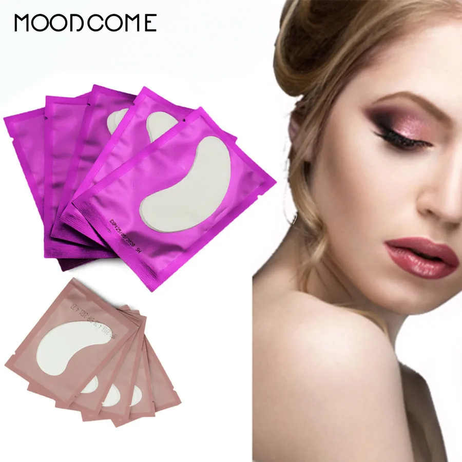 

100/200 Pairs Patches for Eyelash Extension Under Eye Pads Paper Patches Grafted Eye Stickers 7 Color Eyelash Makeup Tools