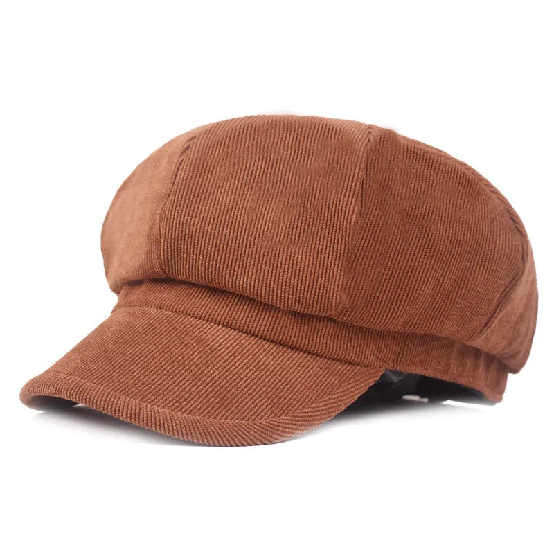 

Women Cotton Golf Driving Beret Cabbie Hat Newsboy Flat Ivy Sun Summer Cap Korean Painter Newsboy Berets 9.5