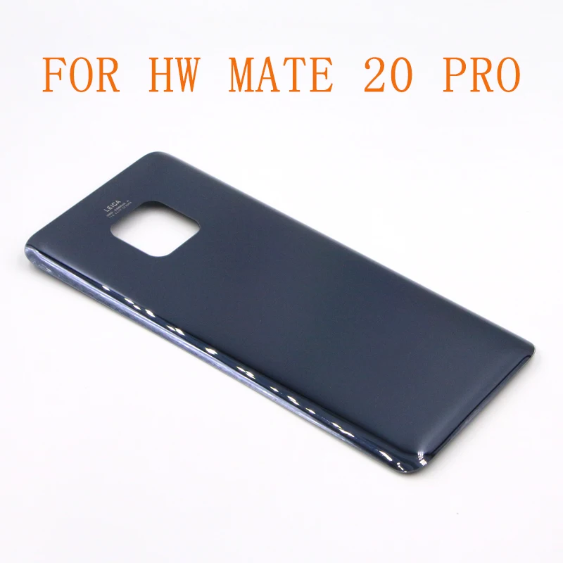 10 шт. mate 20Pro чехол с крышкой чехол настоящий корпус для HUAWEI mate 20Pro замена крышки батареи - Цвет: Black