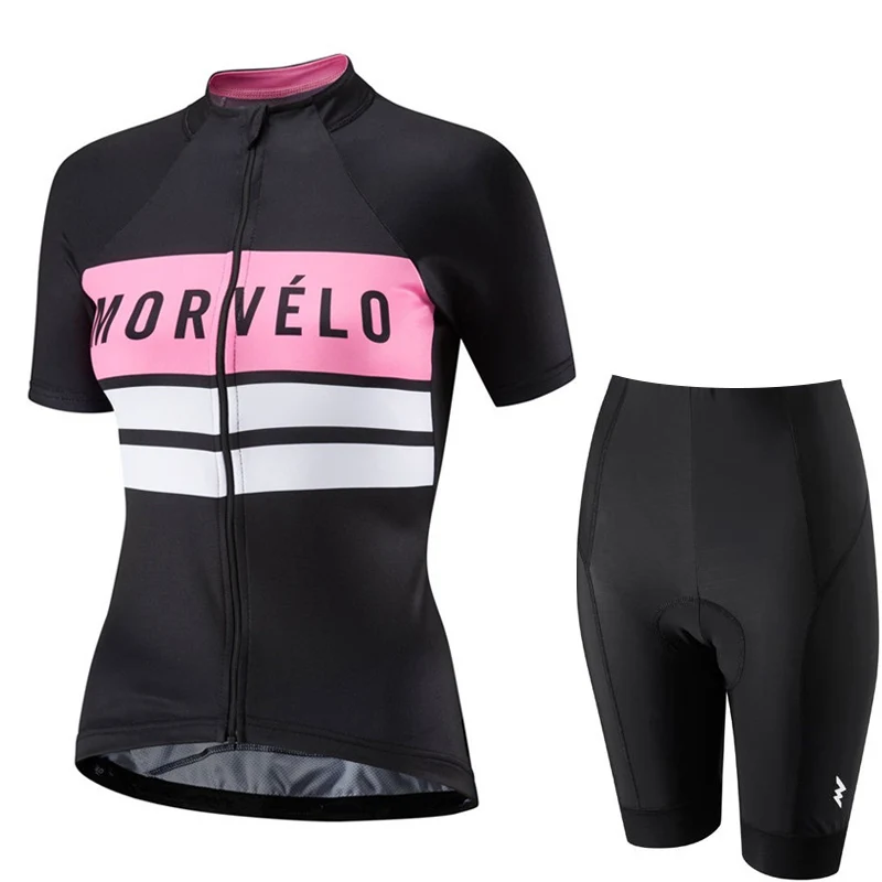 MORVELO Женская велосипедная Джерси быстросохнущая одежда с коротким рукавом летняя дышащая велосипедная одежда Ropa Ciclismo