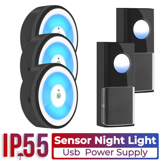 Smart Door Bell USB Powered IP55 Waterproof Wireless Doorbell Smart PIR