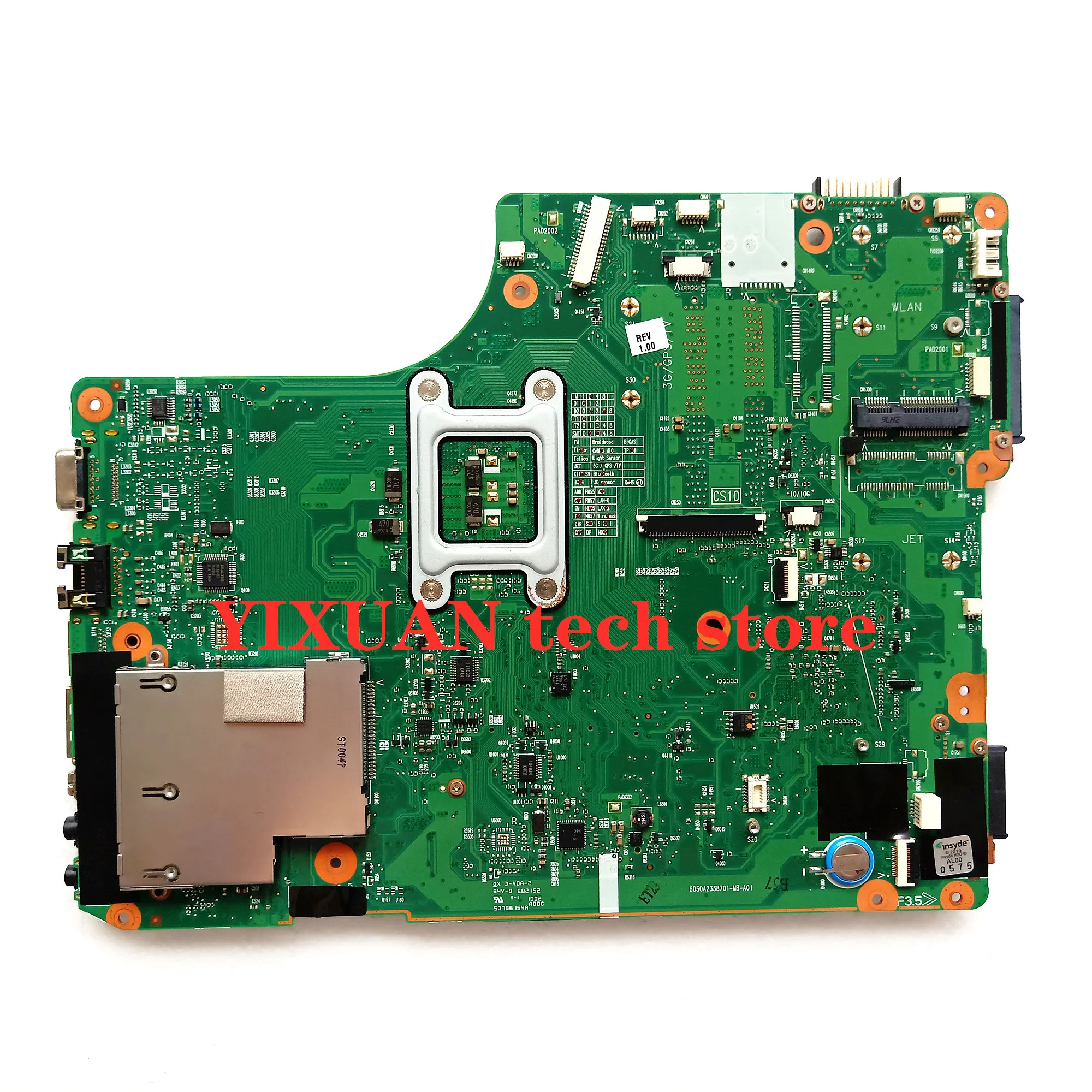 Eshakhare V000198160 для Toshiba Satellite A500 A505 ноутбук материнская плата 1310a2338704 основная плата HM55 DDR3 с графическим слотом