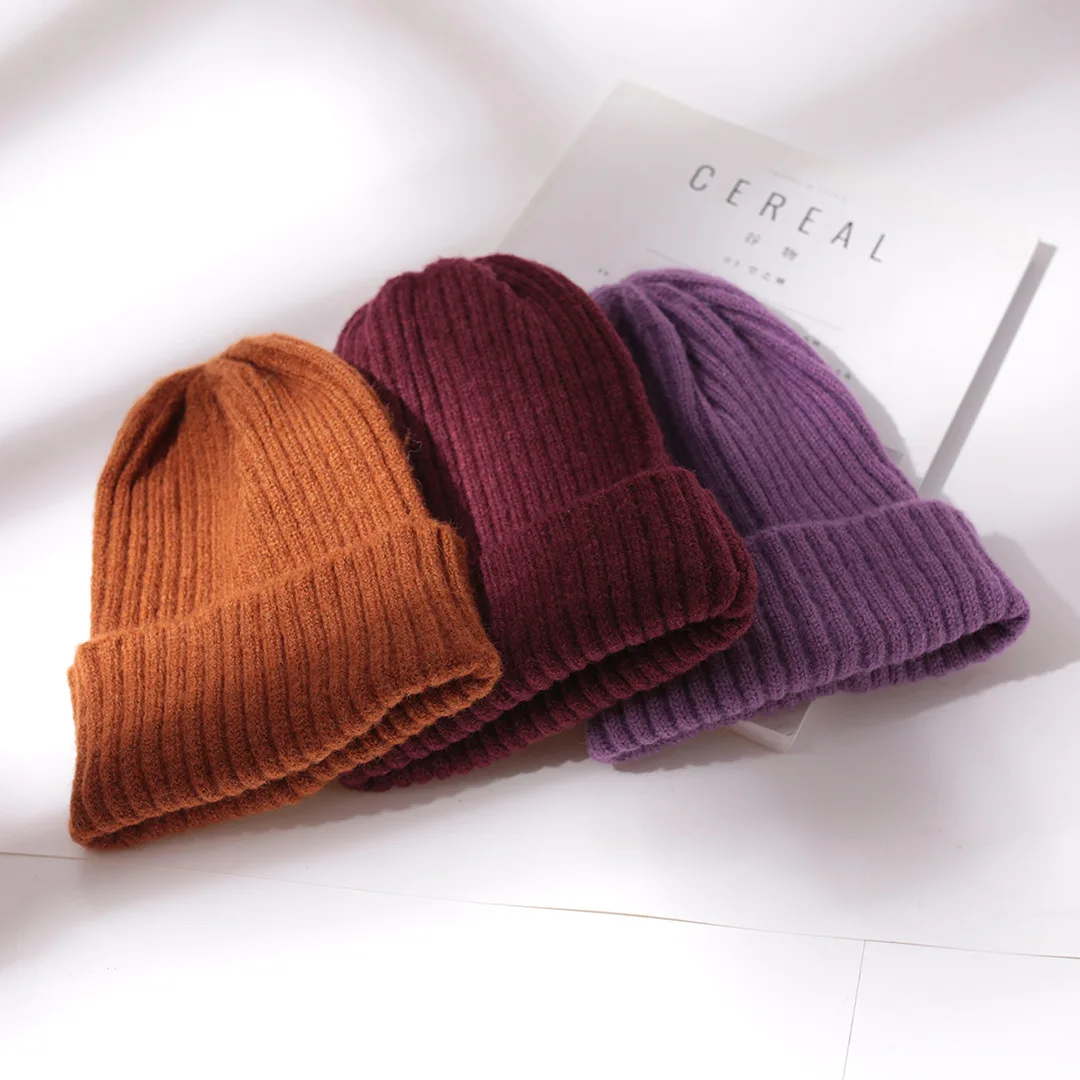 Knitted Beanie Hat Skullies For Women Winter