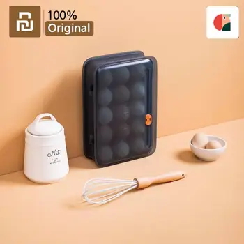 

Youpin Egg Refrigerator Storage Box Portable Outdoor Anti-collision Organizer Crisper Egg Box Food Container Kitchen Supplies