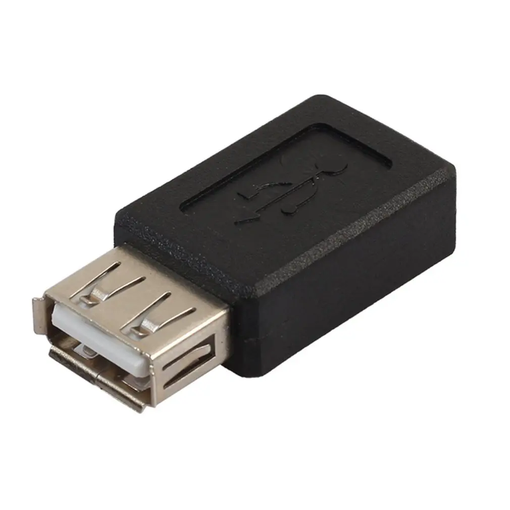 Универсальный 12 шт. USB 2,0 Мужской к женскому Micro USB мини портативный Сменный адаптер высокоскоростной конвертер набор черный разъем