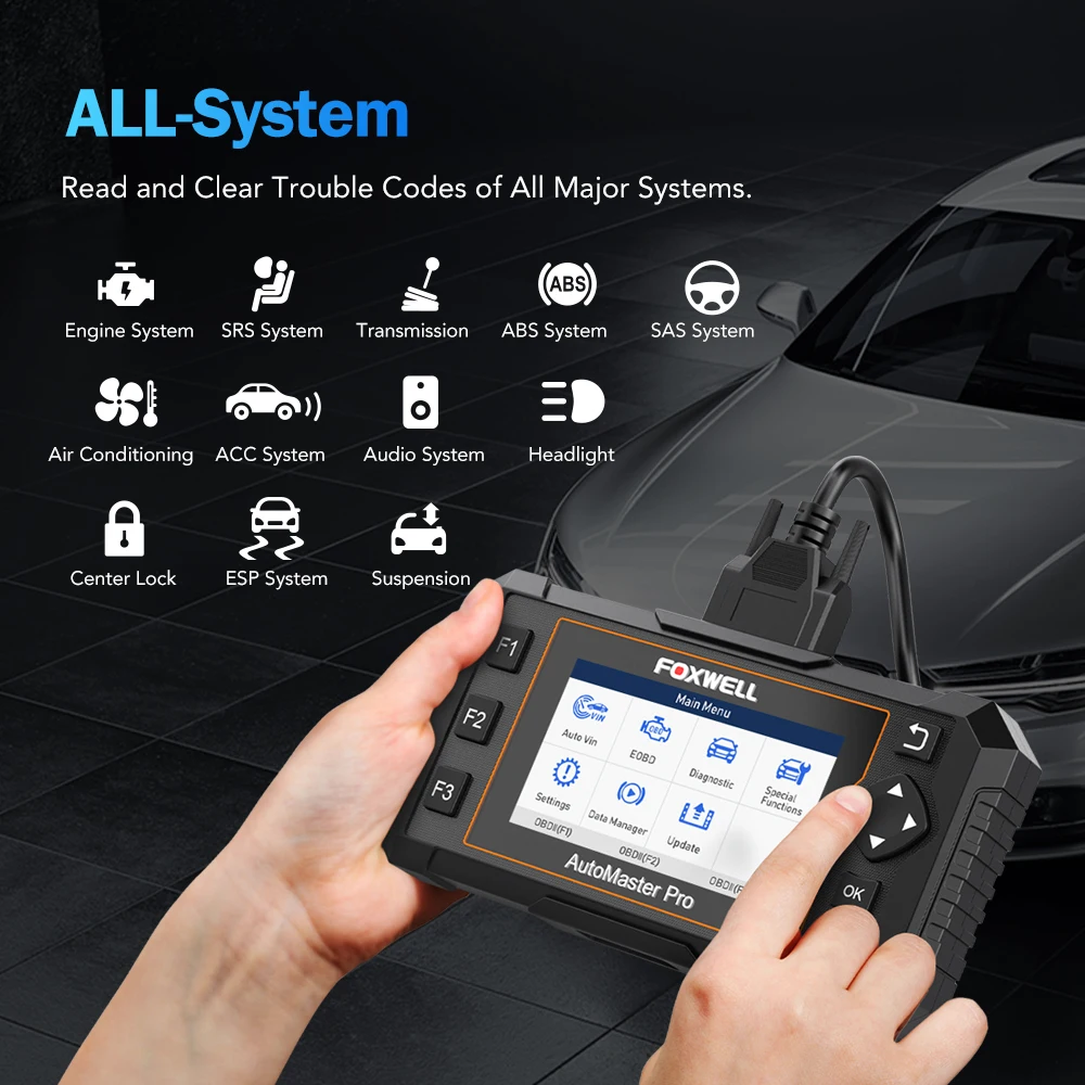US $295.20 Foxwell NT644 OBD2 Scanner Oil SAS SRS 19 Reset Functions All System Car Diagnostic Tool Professional OBD 2 Automotive Scanner