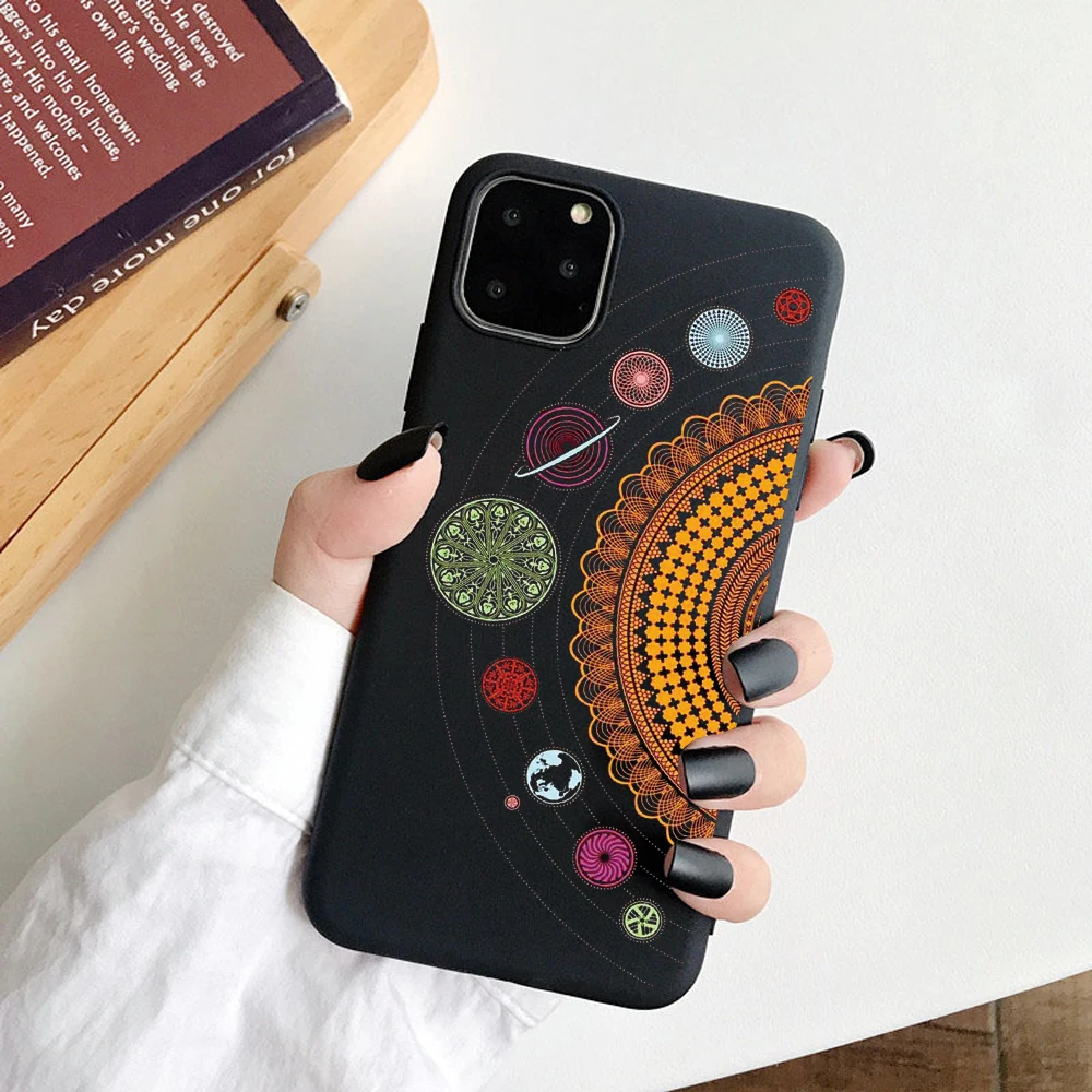 Чехол для телефона со сложными формулами s для iphone 7, 8 Plus, X, 5S, SE, чехол, Вселенная, для iphone 6 Plus, XR, XS, 11Pro, Max, Матовая Мягкая задняя крышка - Цвет: 12