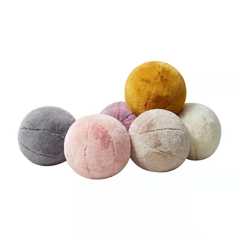Plush Ball Pillow Nordic Style Soft Stuffed Plush Toy Room Decoration Doll Sofa Cushion Baby Kids Friend Birthday Gift plush toys chair cushion