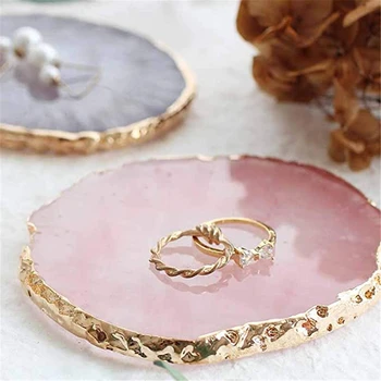 

Resin Storage Painted Palette Tray Jewelry Display Plate Board Necklace Ring Earrings Display Tray Creative Decoration Organizer