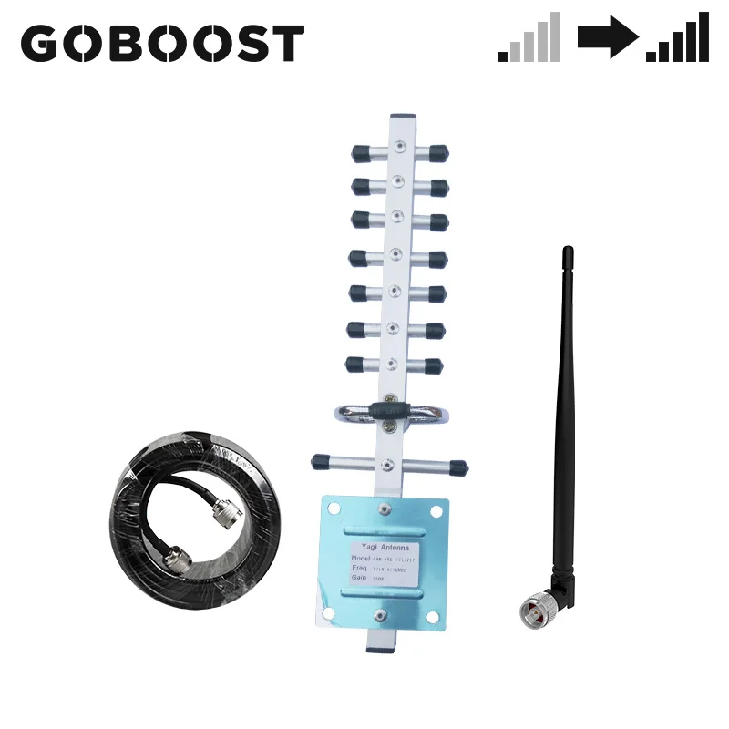 Комплект аксессуаров GOBOOST 2g 3g 4g наружная антенна Yagi внутренняя кнутовая с 10 м
