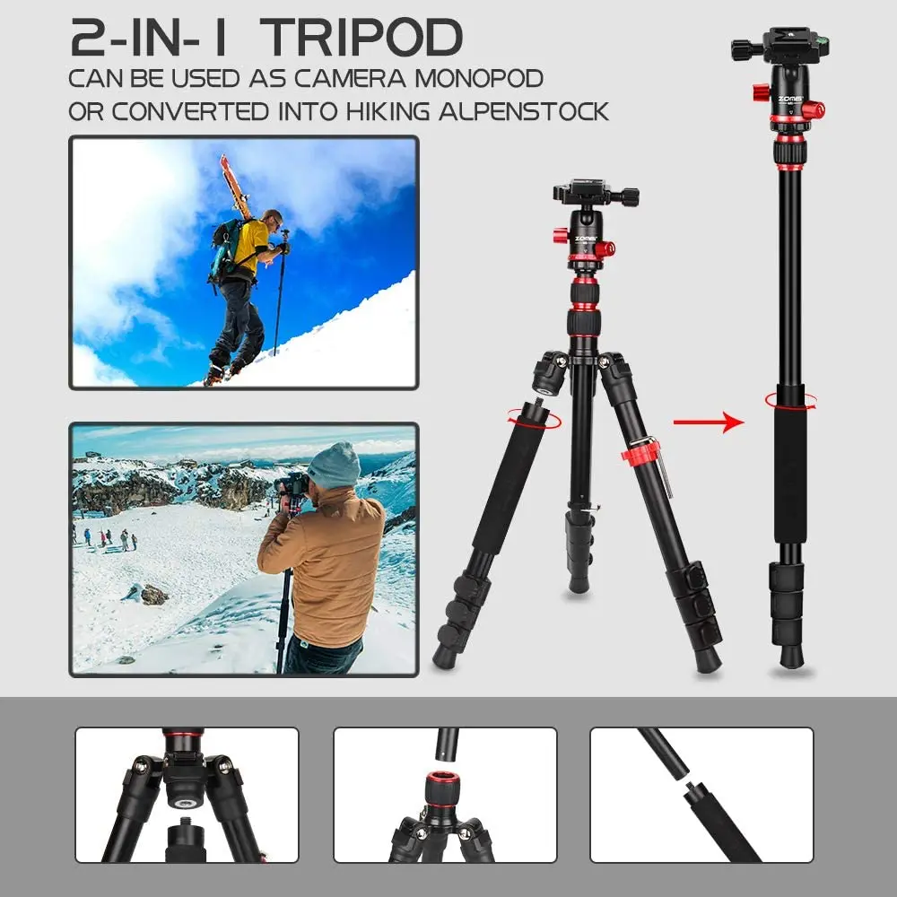 Cadiso M5 Professional Photo Camera Mount Tripod