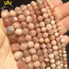 Natural Sun Stone Beads Round Loose Spacer Beads For Jewelry Making DIY Bracelets Necklace 15inches Strands 4mm/6mm/8mm/10mm ► Photo 1/6