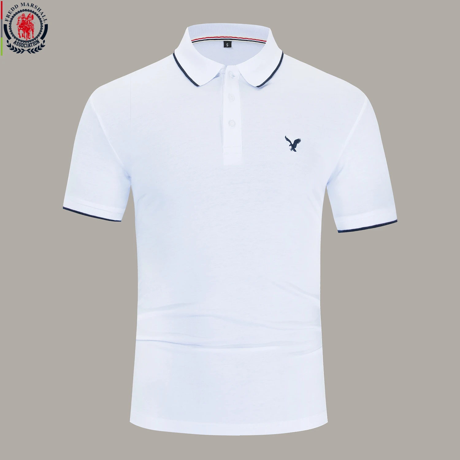 Cotton Solid Color Polo Shirt 554|Polo 