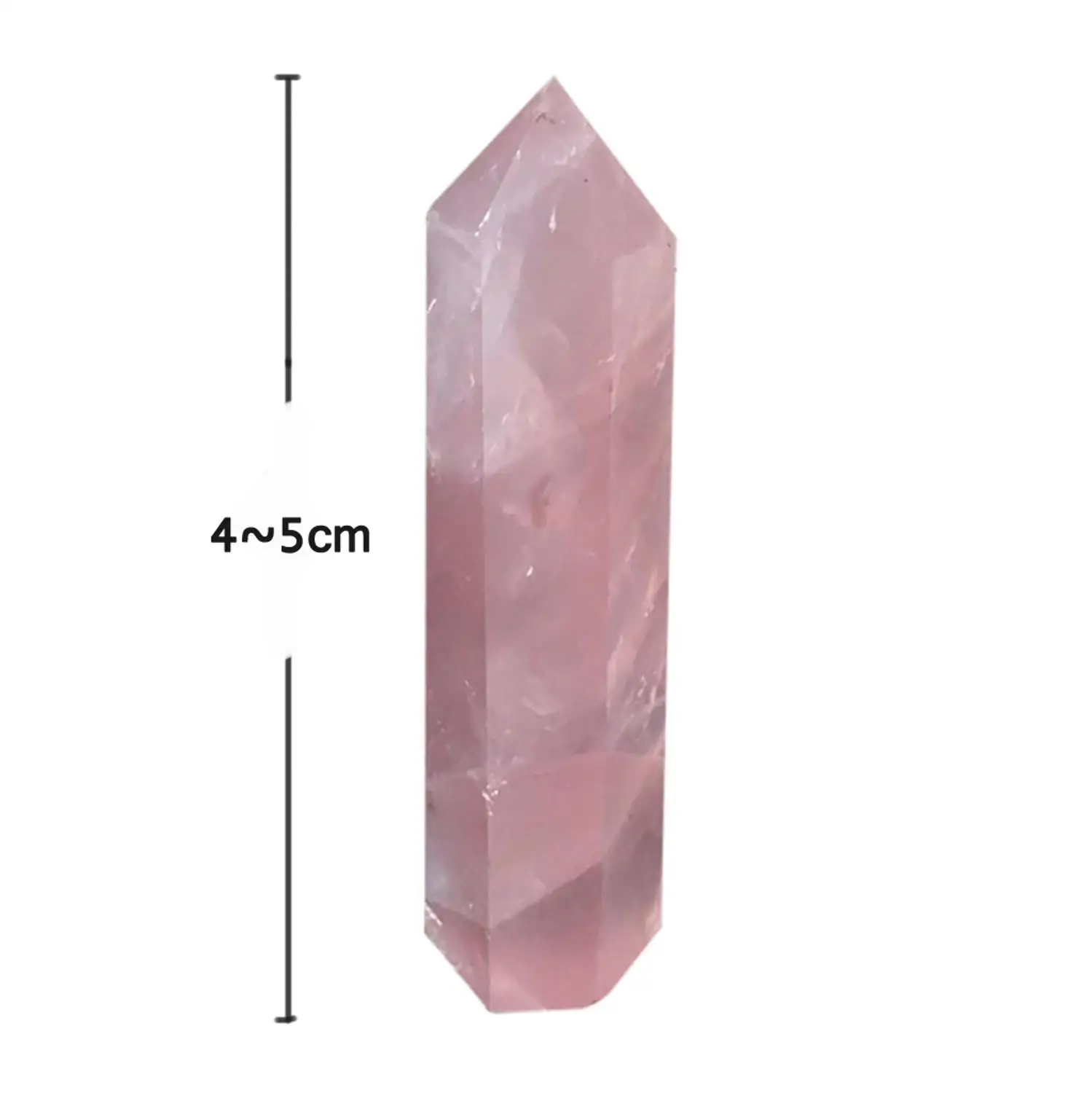 Натуральный зеркальный розовый кварцевый кристалл 40 50 целебный минеральный