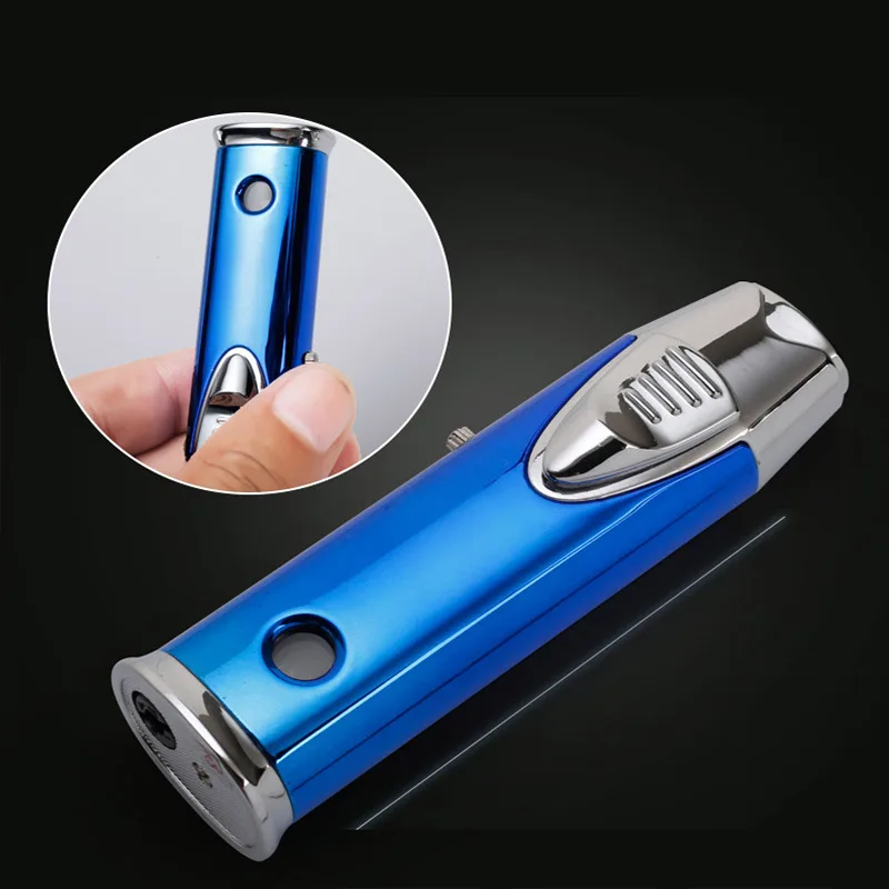 

Visible Gas Lighter Metal Lighters Smoking Accessories Firepow Cigarettes Lighters Butane Two Torch Lighter Electric Lighte