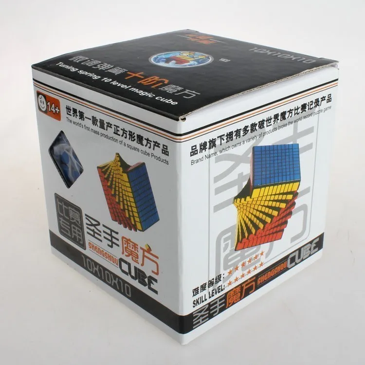Shengshou 10x10x10 куб, волшебный куб, головоломка, 10 слоев, магический куб, головоломка, скоростной подарок, развивающие игрушки для детей, обучающая игрушка