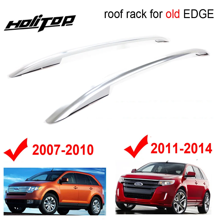 Авиационный класс алюминиевый сплав кровельная рейка для FORD EDGE 2007-2014 блестящая и