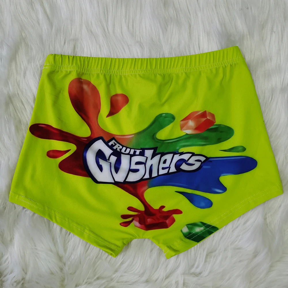 New Arrival Letter Printing Bike Shorts Butt Lift High Waist Stretch Ladies Plus Size Candy Snack Shorts Women