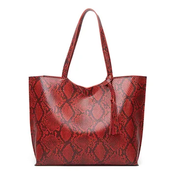 

Fashion Serpentine Tote Bag Women's Portable Shopping Bag Luxury Handbags Women Bags Designer Shouder Bag Ladies Hand Bags Bolsa