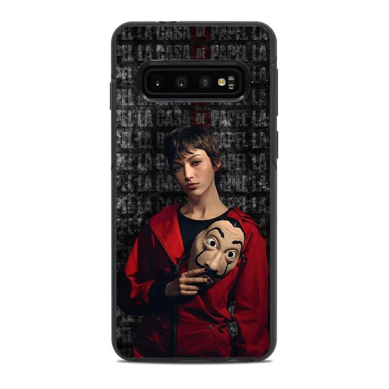 TPU La Casa De Papel Heist Money Heist Черный Силиконовый ТПУ чехол для телефона чехол для samsung NOTE9 S10LITE S9 S8 S9PIUS 2018A8 A6 NOTE8 - Цвет: TPU