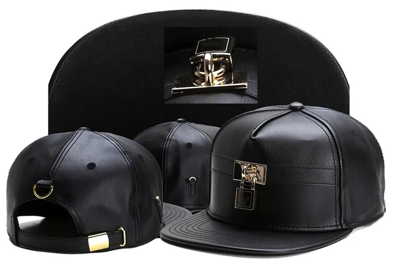 Высококачественная черная красная кожаная кепка хип хоп snapback шапка для мужчин
