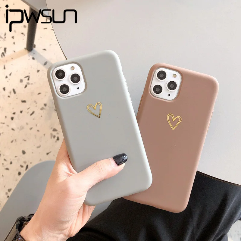 Силиконовый чехол iPWSOO для iPhone 11 Pro Max XR XS X 6 6s 7 8 Plus | Мобильные телефоны и аксессуары