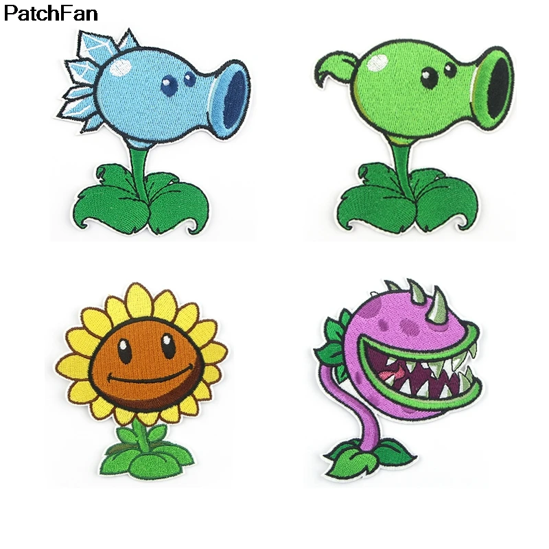 

A2428 Patchfan PVZ game patch Embroidered DIY Iron/sew On Cloth Accessories Newest Popular Patches Appliques