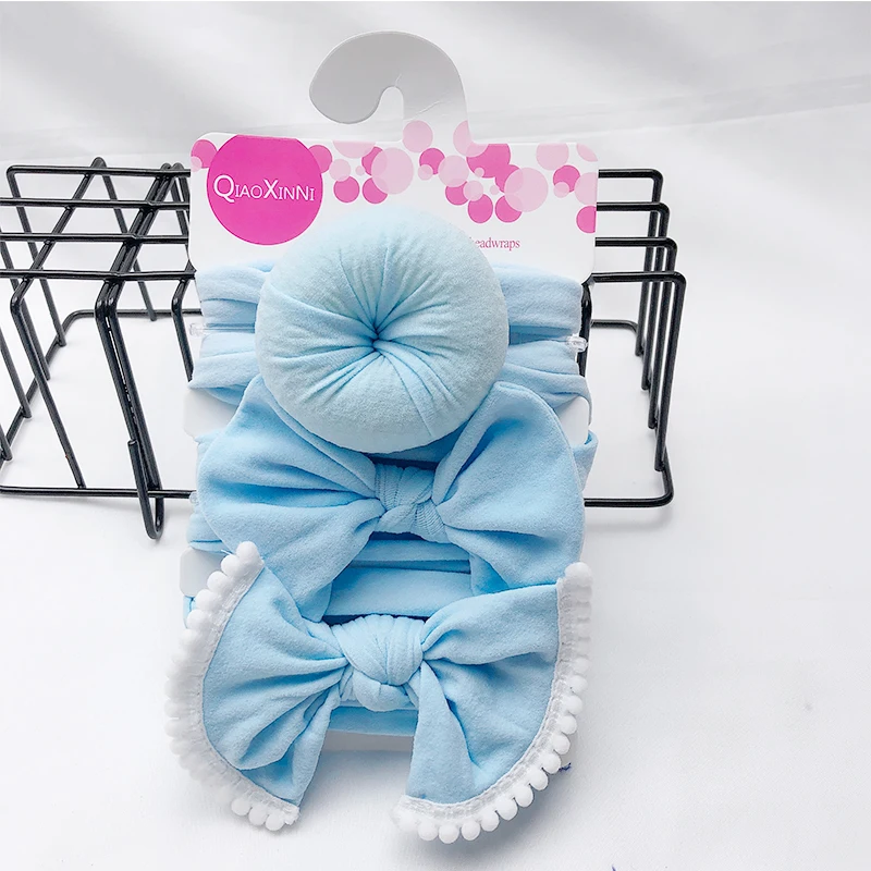 Повязка на голову для девочек с бантом 3 шт./лот | Мать и ребенок