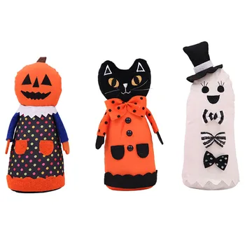

3Pcs/Bag/Halloween Cloth Art Doll Ornaments/Fabric Ghost Dolls/Halloween Decorations/Children’s Gifts/Halloween party items